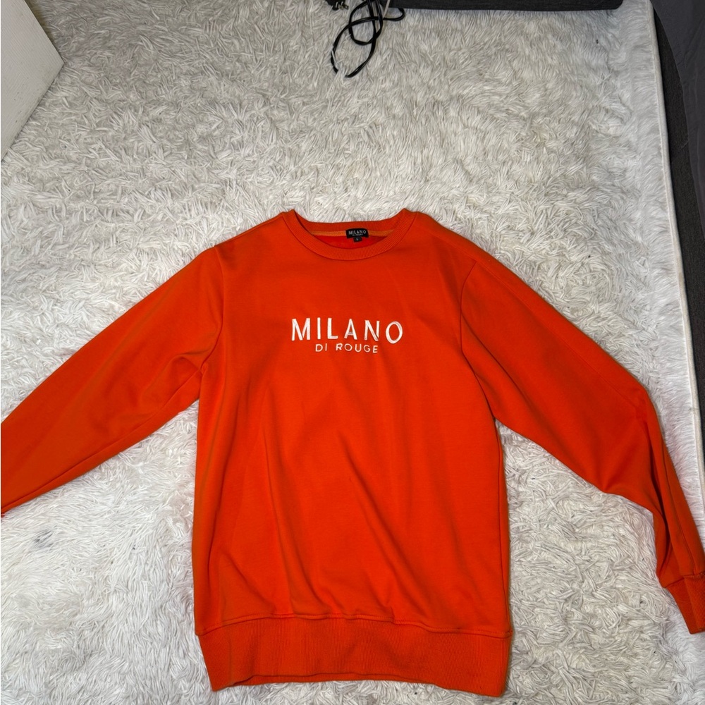 Milano Di Rouge Men's Orange Sweater